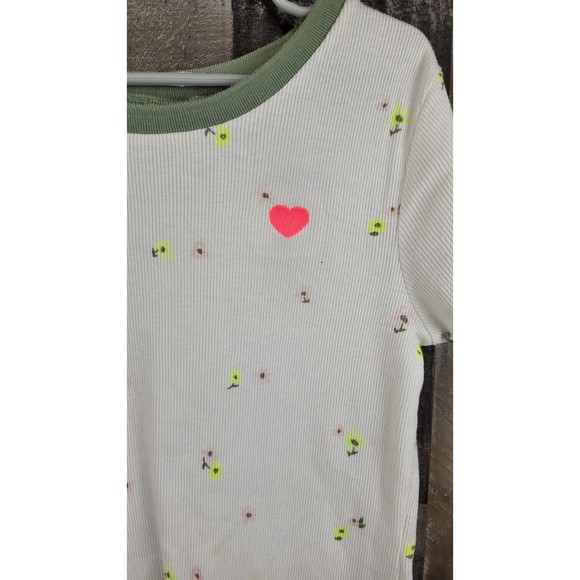 Girls Arizona Jeans Company Heart Short Sleeve Shirt Size Large - Picture 3 of 5